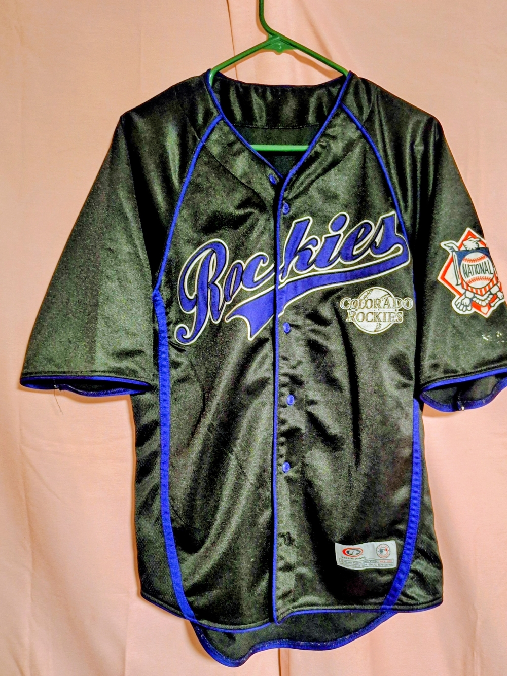 Rockies Colorado Rockies baseball jersey Black & Purple Jersey Like New
